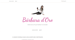 Desktop Screenshot of barbaradoro.net